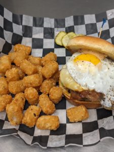Chorizo Brunch Burger